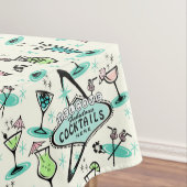 Retro Atomic Cocktails Tafelkleed (Voorbeeld)
