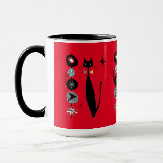 Retro Atomic Era mid Century Modern Cool Cat Kabob Mok (Links)