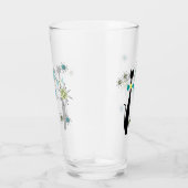 Retro Atomic Era Mid Century Modern Cool Cat Star Glas (Rechts)