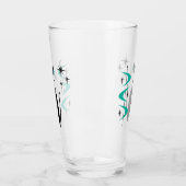 Retro Atomic Era Mid Century Modern MCM Kitty Cat Glas (Links)