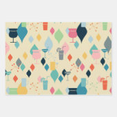 Retro Atomic Inpakpapier Vel (Voorkant 2)