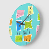 Retro Atomic Kitsch Acrylwandklok Grote Klok (Hoek)