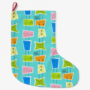 Retro Atomic Kitsch kerststop Grote Kerstsok