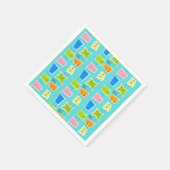 Retro Atomic Kitsch Paper Napkin Servet (Hoek)