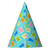 Retro Atomic Kitsch Party Pet Feesthoedjes (Achterkant)