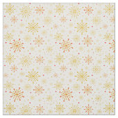 Retro Atomic Mid-Century Mod Red & Gold Starburst Stof (Swatch)