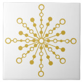 Retro Atomic Mid-Century Modern Design Tegeltje (Voorkant)