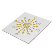 Retro Atomic Mid-Century Modern Design Tegeltje (Zijkant)