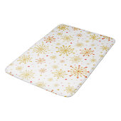 Retro Atomic Mid-Century Modern Pattern Badmat (Gekanteld)