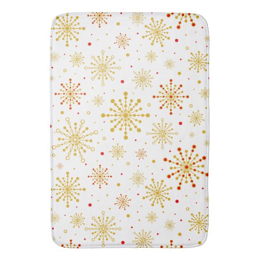 Retro Atomic Mid-Century Modern Pattern Badmat (Voorkant Verticaal)