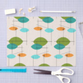 Retro Atomic Mobile Patroonpapier Tissuepapier (Craft)