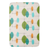 Retro Atomic Mobile Pattern Bath Mat (Voorkant Verticaal)