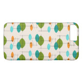 Retro Atomic Mobile Pattern iPhone 7 Plus Hoesje (Achterkant (Horizontaal))