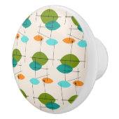 Retro Atomic Mobile Pattern keramische slang Keramische Knop (Rechts)