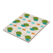 Retro Atomic Mobile Pattern keramische teile Tegeltje (Zijkant)