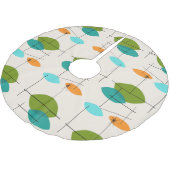 Retro Atomic Mobile Pattern kerstboomrok Kerstboom Rok (Gekanteld)