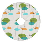 Retro Atomic Mobile Pattern kerstboomrok Kerstboom Rok (Voorkant)