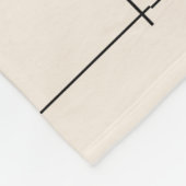 Retro Atomic Mobile Pattern Vleece Blanket Fleece Deken (Hoek)