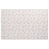 Retro Atomic Pink Pattern Fabric Stof (Yard (91,4 cm))
