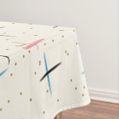 Retro Atomic Pink Pattern Tablecloth Tafelkleed (Voorbeeld)