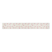 Retro Atomic roze Pattern Grosgrain Ribbon Grosgrain Lint (Voorkant)