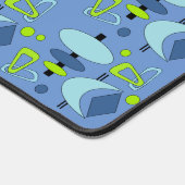 Retro Atomic Shapes Samsung Galaxy Hoesje Bureaumat (Hoek)