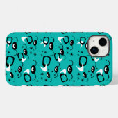 Retro Atomic Spiers Case-Mate iPhone Case (Achterkant (horizontaal))