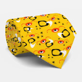 Retro Atomic Spiers Stropdas (Opgerold)