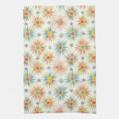 Retro Atomic Star keukenhanddoek (Verticaal)