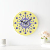 Retro Atomic Starburst Grote Klok (Huis)