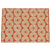 Retro Atomic Stippen midden in de eeuw Modern patr Groot Cadeauzakje (Voorkant)