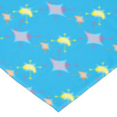 Retro atomisch sterrenbeeld tafelkleed (Gekanteld)
