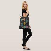 Retro Atomische Ruimtetijdperk Midden Eeuw Modern Tote Bag (Op model)