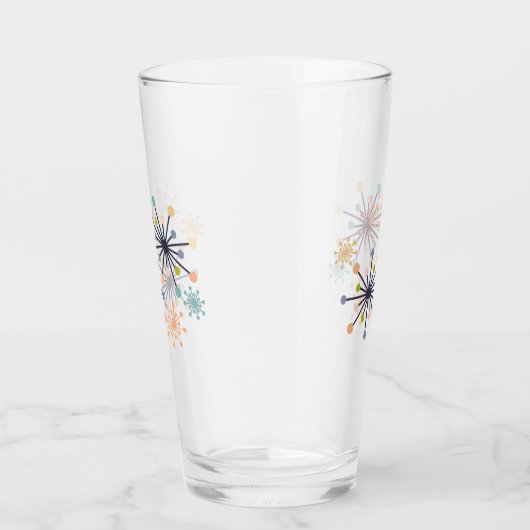 Retro Atomische Starburst Moderne Mid Century Glas (Rechts)