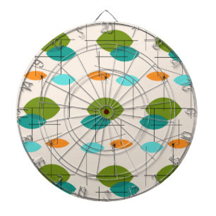 Retro Atoom Mobiele Dartboard van het Patroon Dartbord