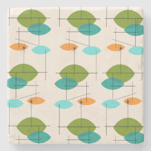 Retro Atoom Mobiele Onderzetter van de Steen van