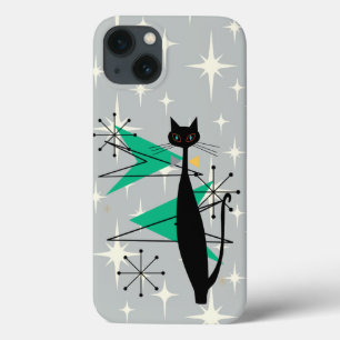 Retro Atoom Tijdperk Mid Century Modern MCM Koele Case-Mate iPhone Case