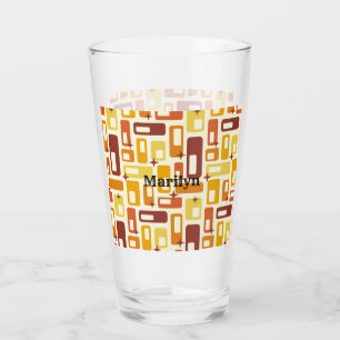 Retro atoomcapsule Starburst Modern Mid Century Glas