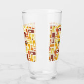 Retro atoomcapsule Starburst Modern Mid Century Glas (Links)