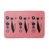 Retro atoomera midden midden midden midden midden badmat (Voorkant)