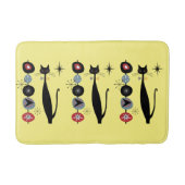 Retro atoomera midden midden midden midden midden  badmat (Voorkant)