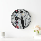 Retro atoomera midden midden midden midden midden  grote klok (Huis)