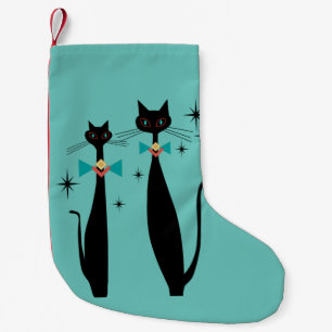 Retro atoomera midden midden midden midden midden  kleine kerstsok