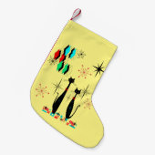 Retro atoomera midden midden midden midden midden  kleine kerstsok (Voorkant (Hangend))