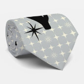 Retro atoomera midden midden midden midden midden  stropdas (Opgerold)