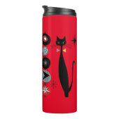 Retro atoomera midden midden midden midden midden  thermosbeker (Geroteerd rechts)