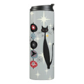 Retro atoomera midden midden midden midden midden  thermosbeker (Gedraaid links)