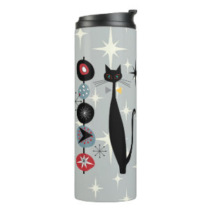 Retro atoomera midden midden midden midden midden  thermosbeker