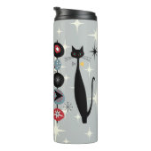 Retro atoomera midden midden midden midden midden  thermosbeker (Geroteerd rechts)