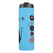 Retro atoomera midden midden midden midden midden  thermosbeker (Voorkant)